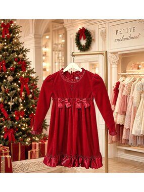 Heirloom Girls Red Dress size 5T